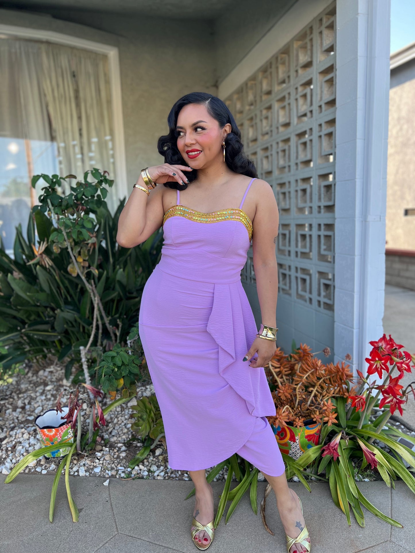 Shimmering Sarong in Lavender