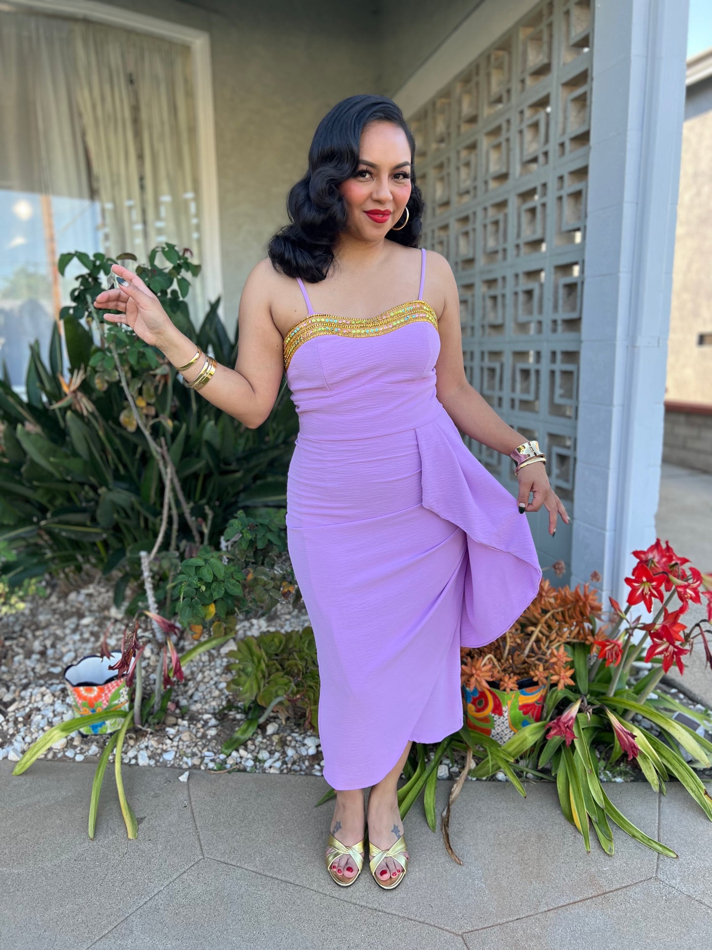 Shimmering Sarong in Lavender