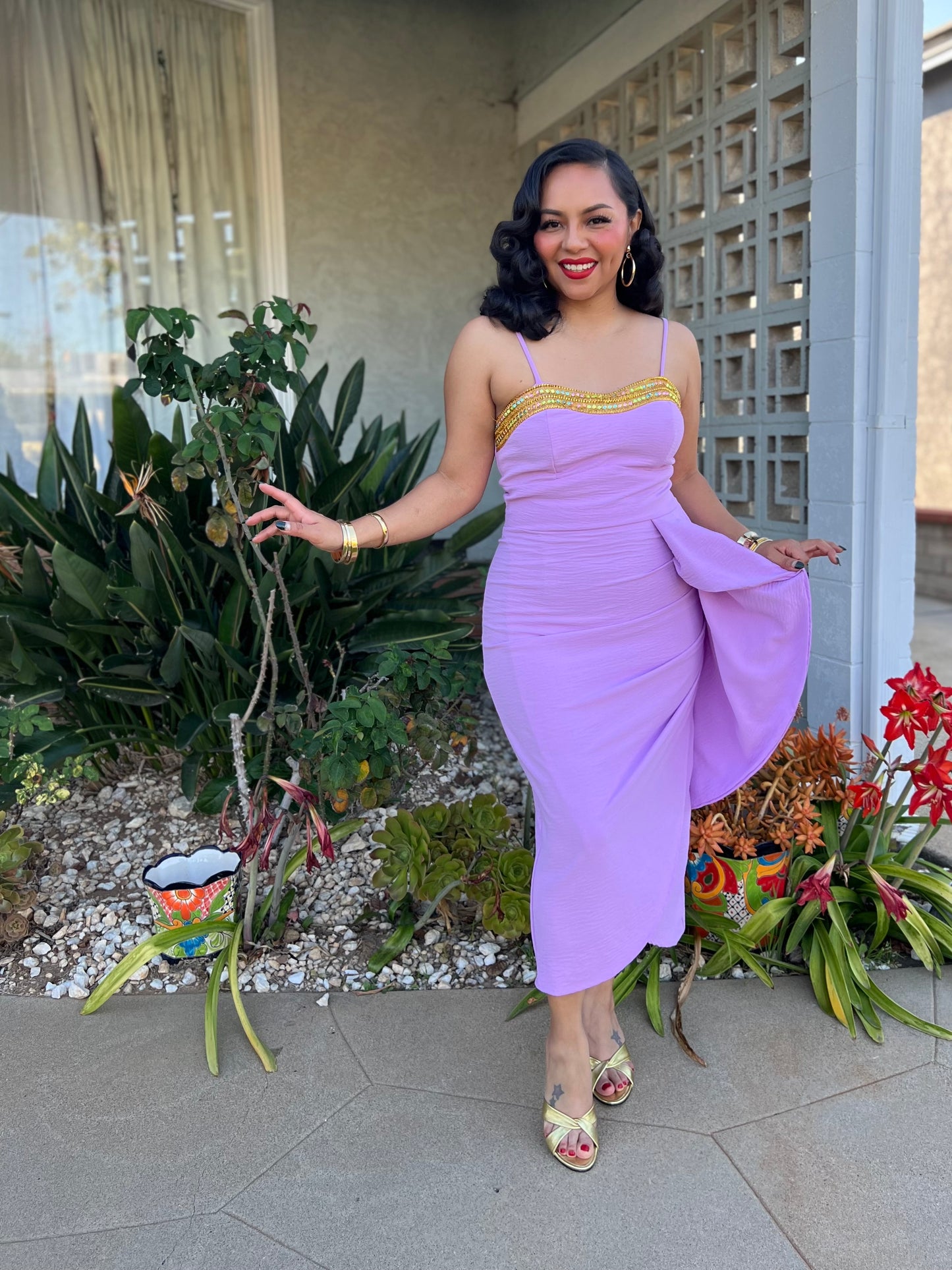 Shimmering Sarong in Lavender