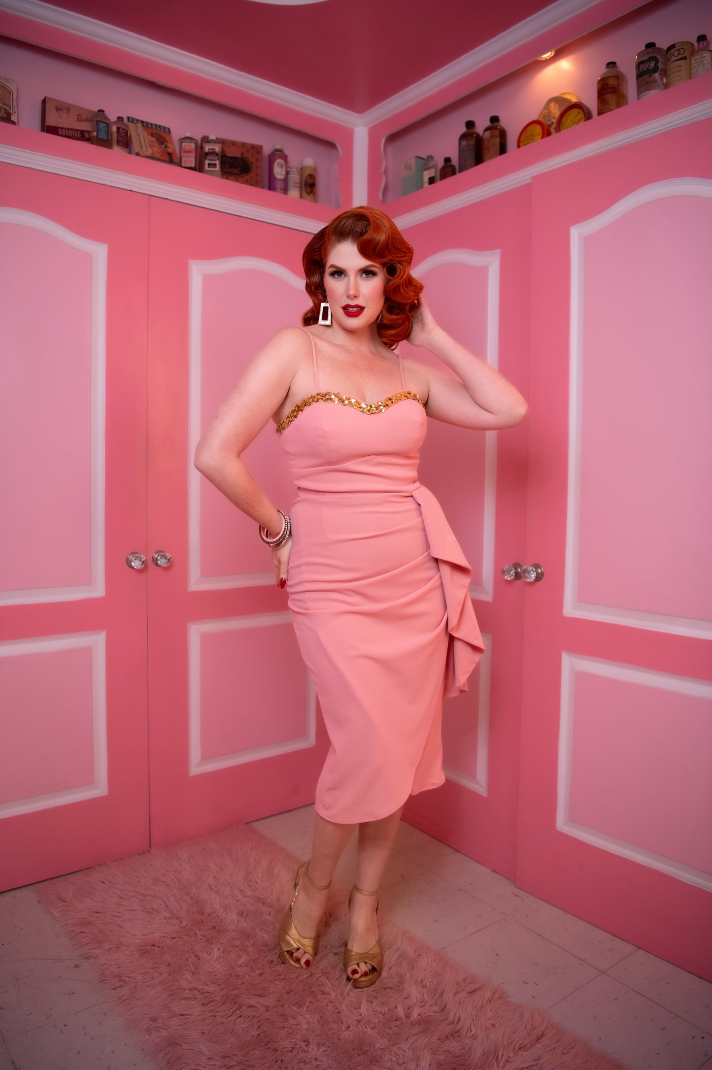 Shimmering Sarong in Pink