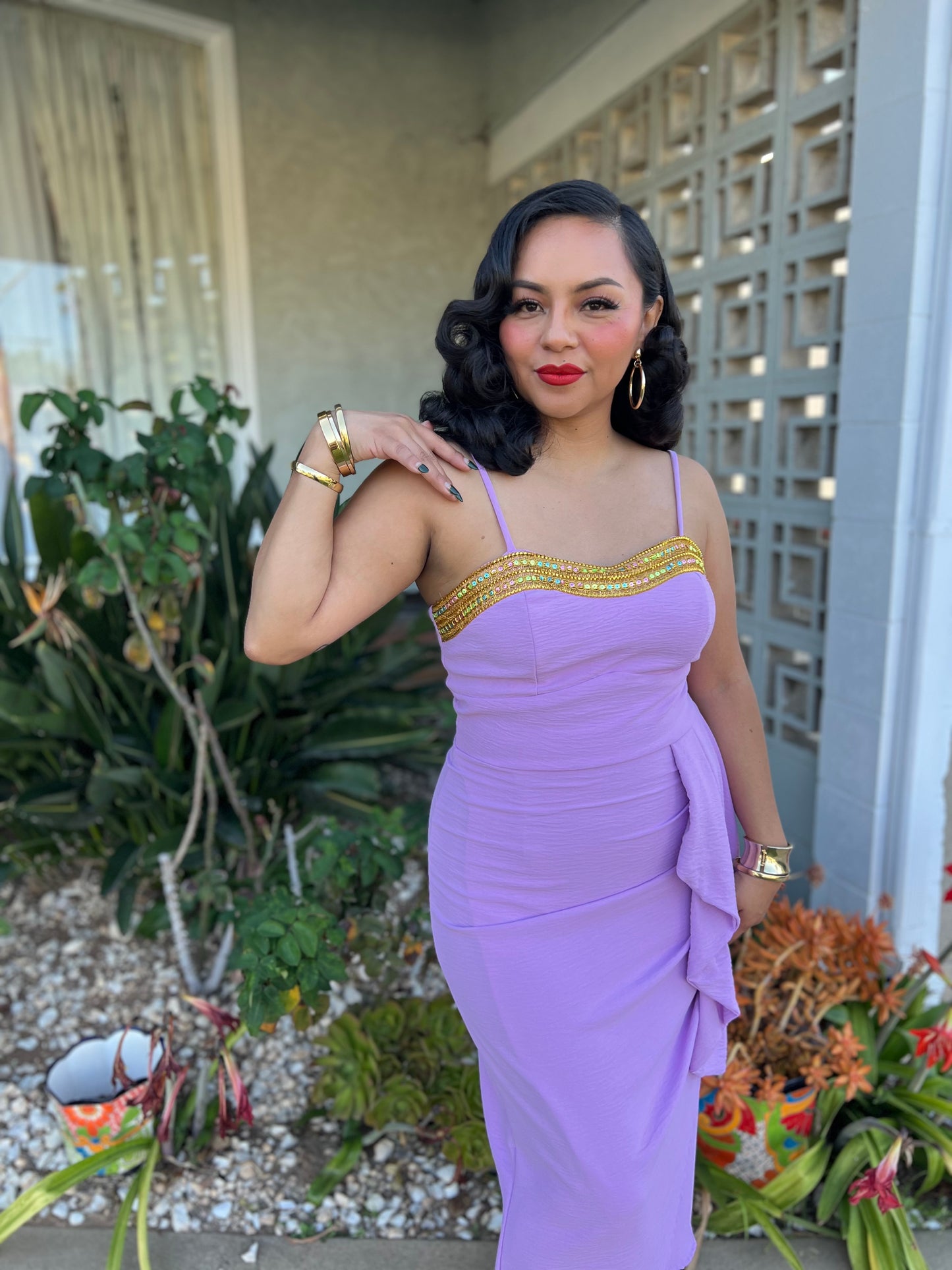 Shimmering Sarong in Lavender