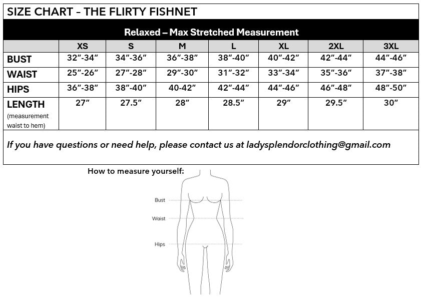 The Flirty Fishnet Dress PREORDER