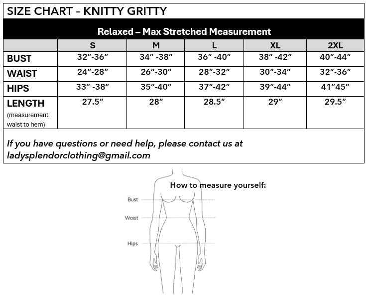 The Knitty Gritty Dress in Gold PREORDER