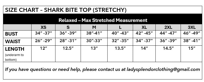 Shark Bite Top in Light Pink