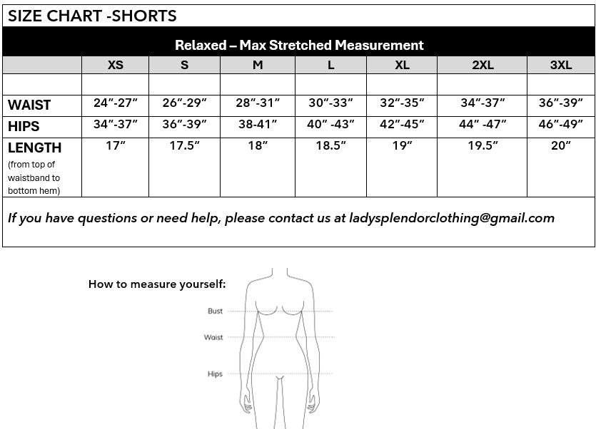 The HarleQUEEN Shorts in Black & White