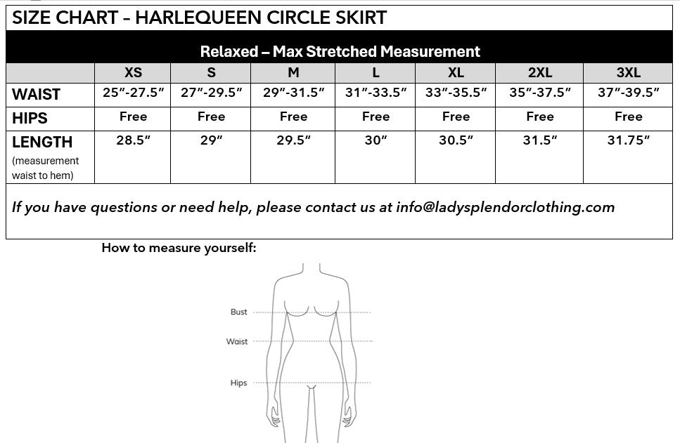 The HarleQUEEN Circle Skirt PREORDER