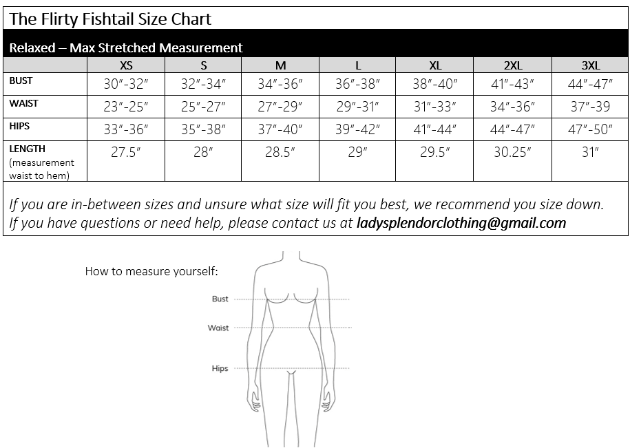 The Flirty Fishtail Dress in Red