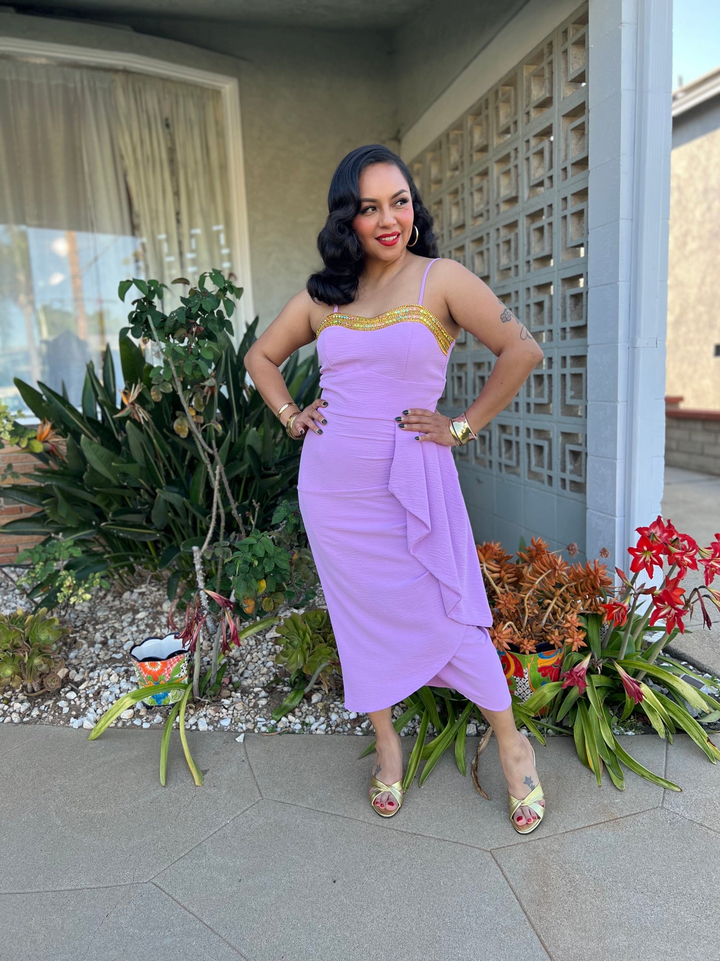 Shimmering Sarong in Lavender