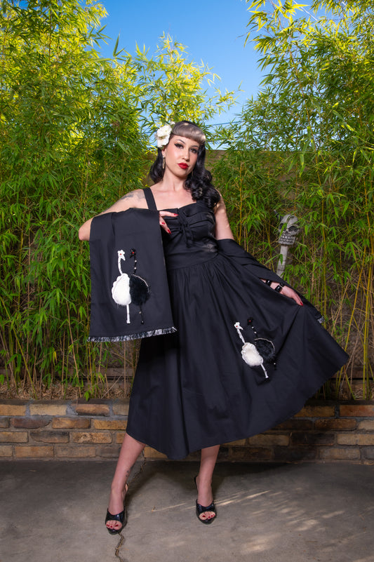 The Melrose Dress in Black PREORDER