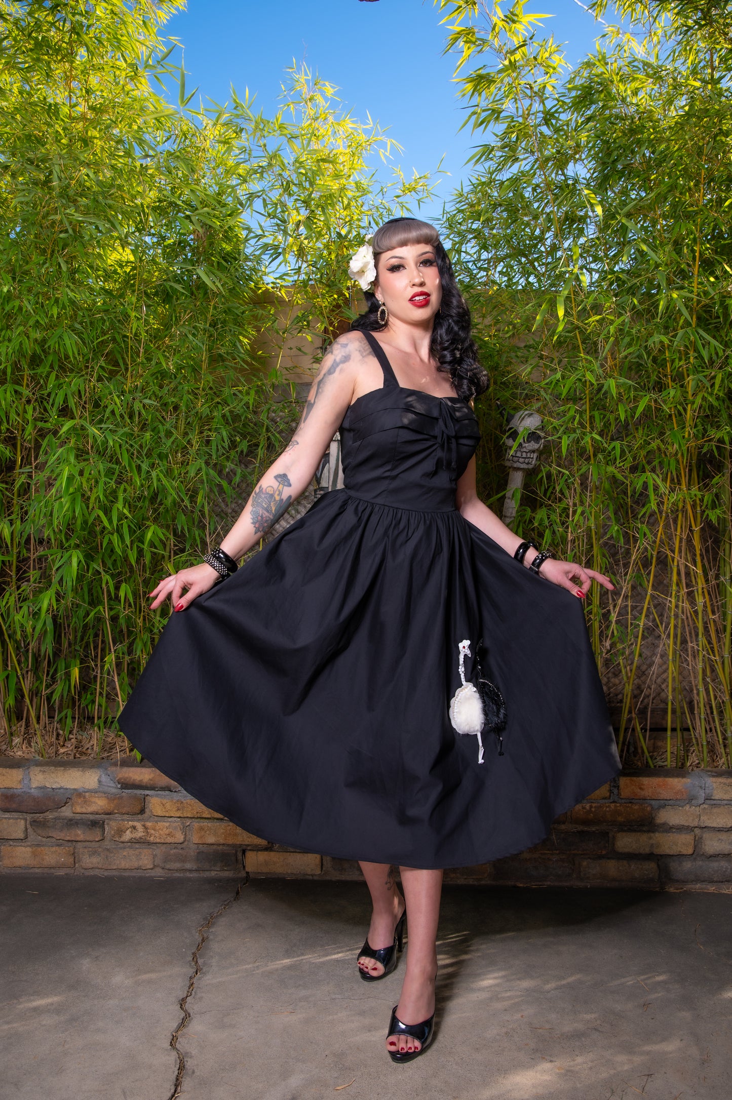 The Melrose Dress in Black PREORDER