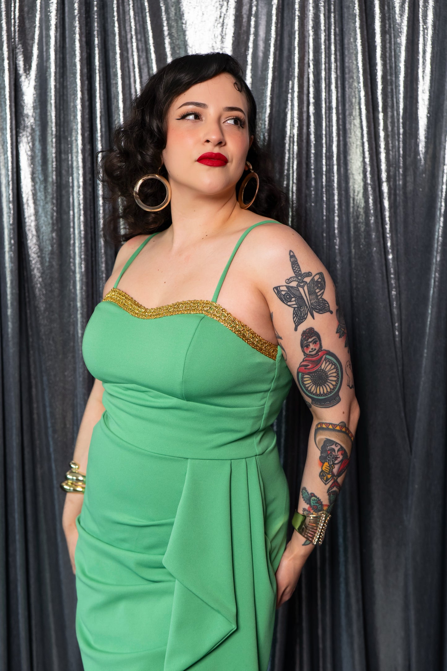 Shimmering Sarong in Green
