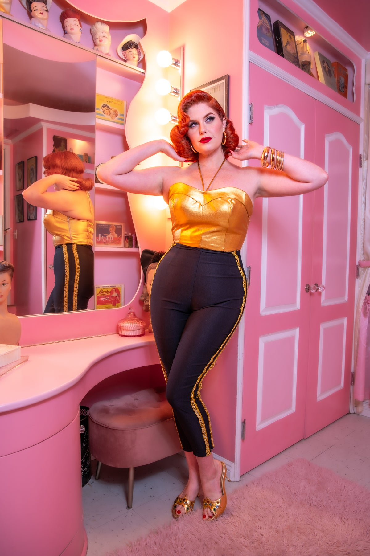 The QUEEN Sun Top in GOLD PREORDER