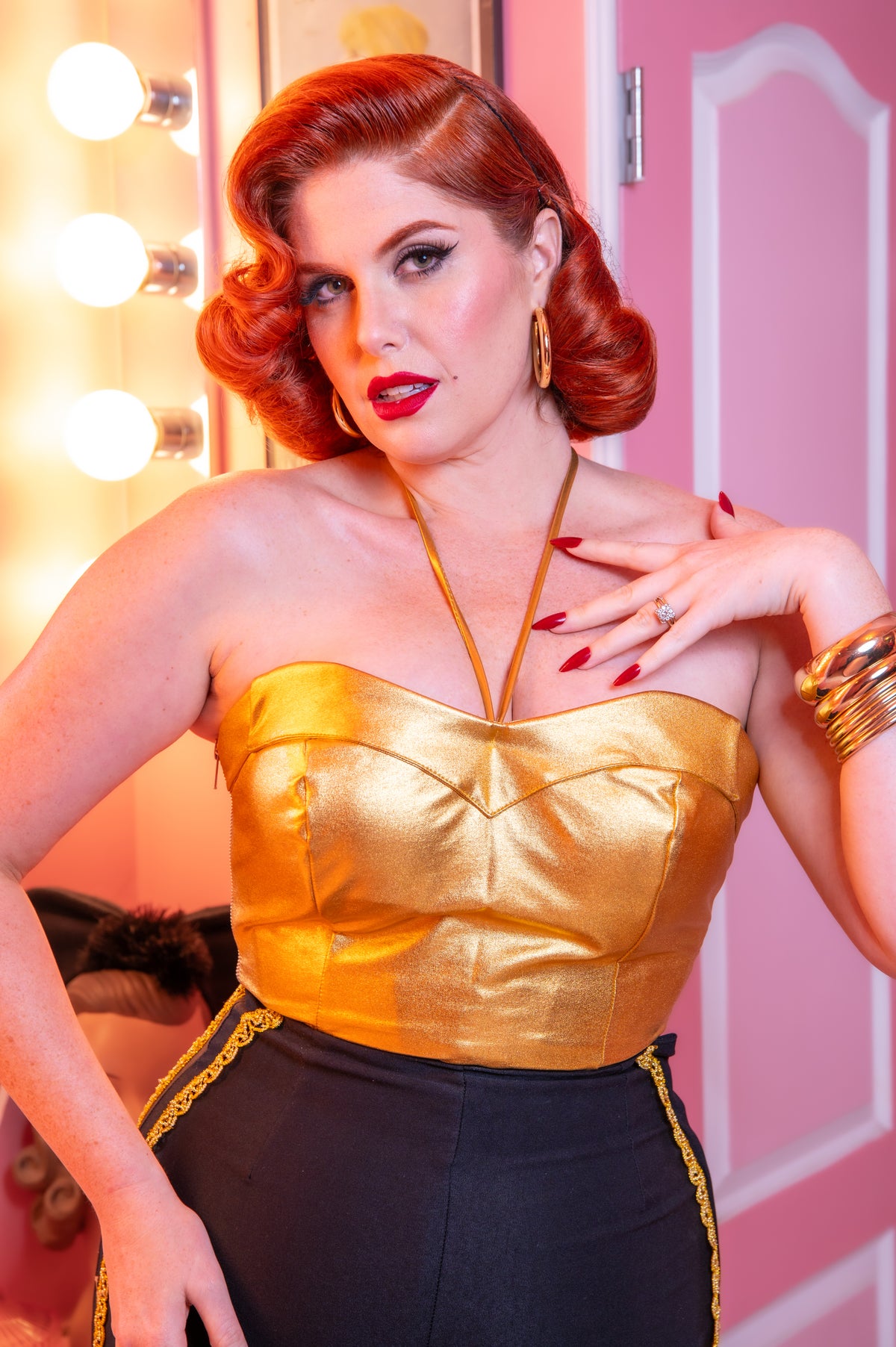 The QUEEN Sun Top in GOLD PREORDER