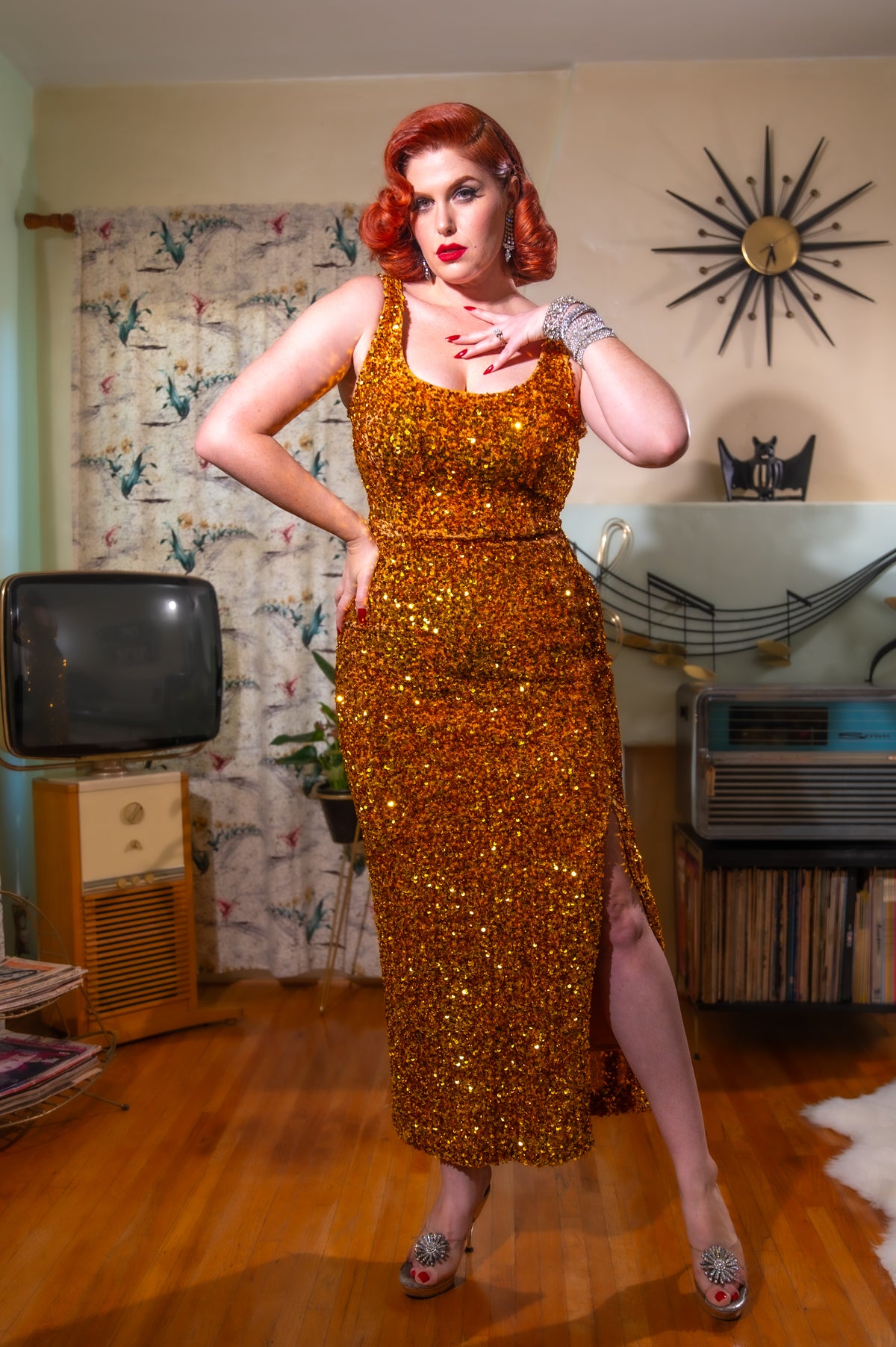 The Hollywood Gown in Regal Gold PREORDER