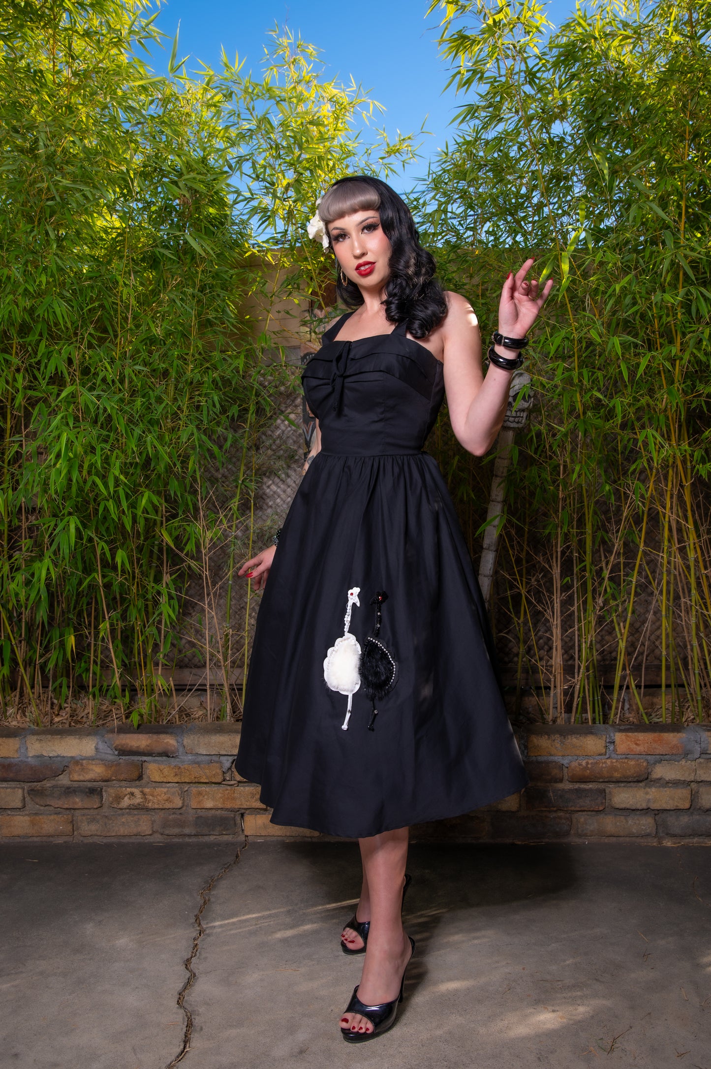The Melrose Dress in Black PREORDER