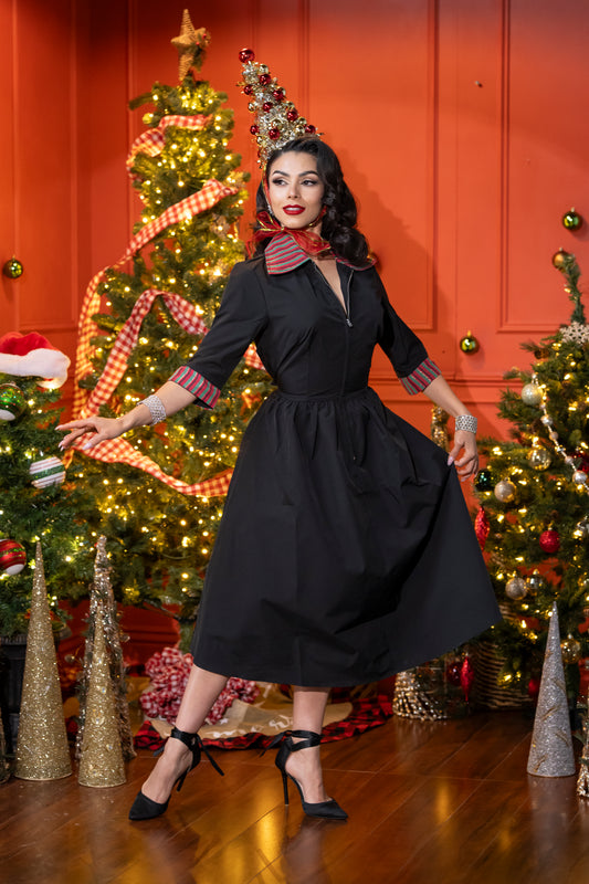 The Holiday Miss Main Street Dress in Black