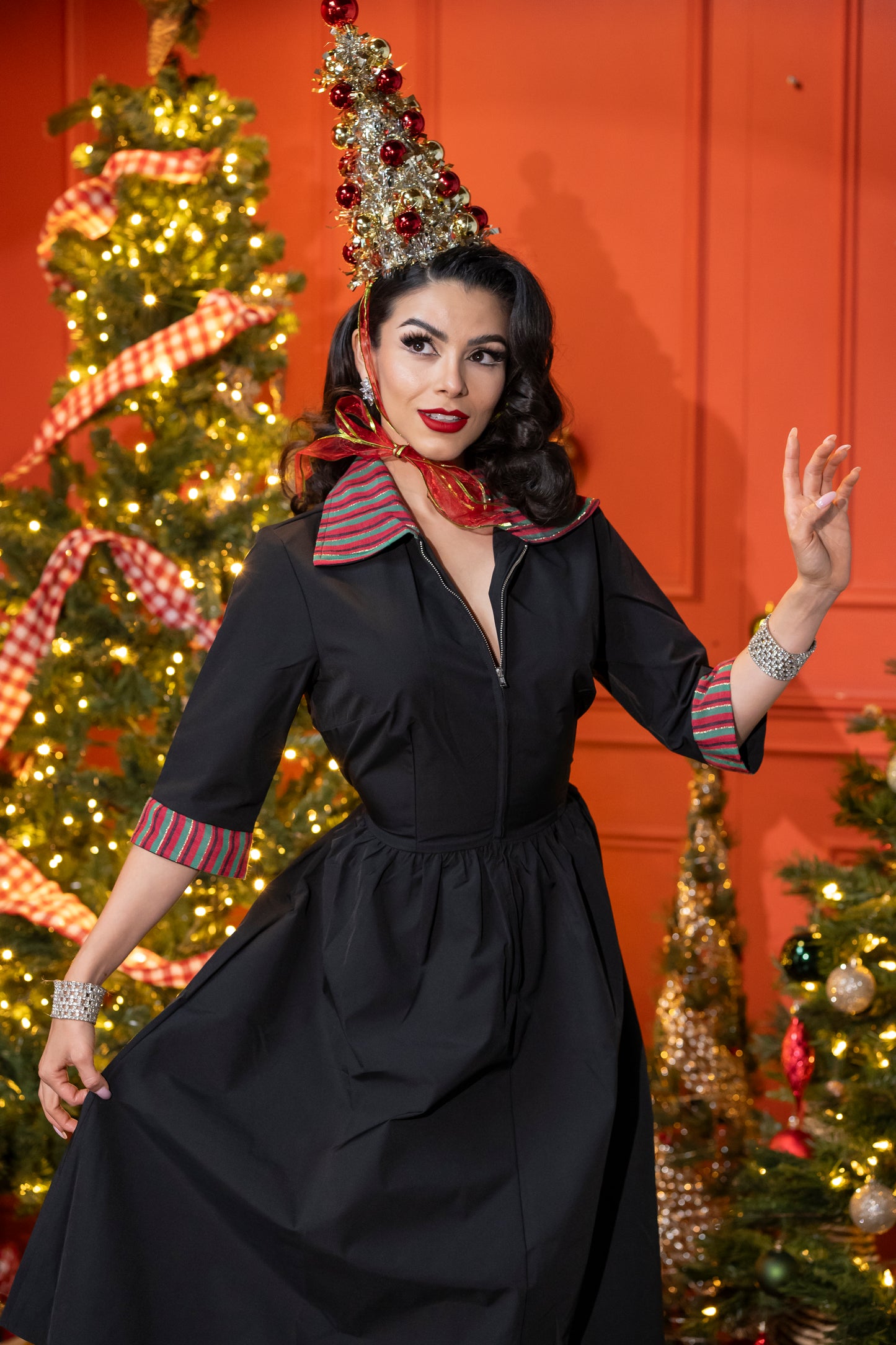 The Holiday Miss Main Street Dress in Black