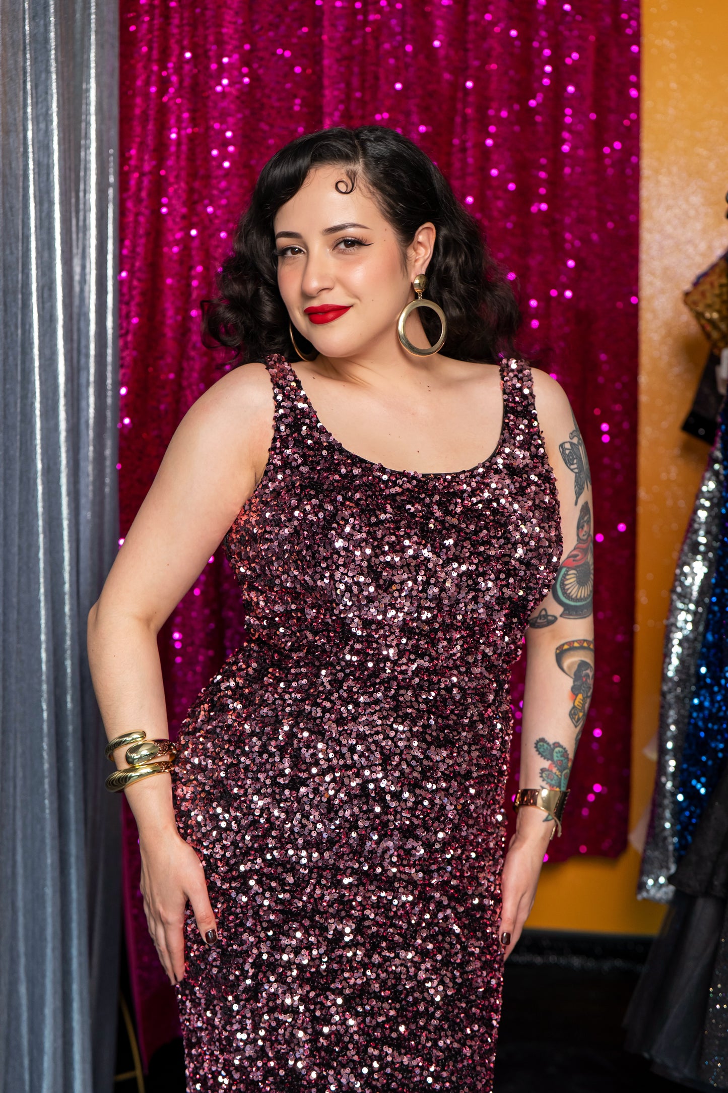 Splendid Sequin Dress in PINK
