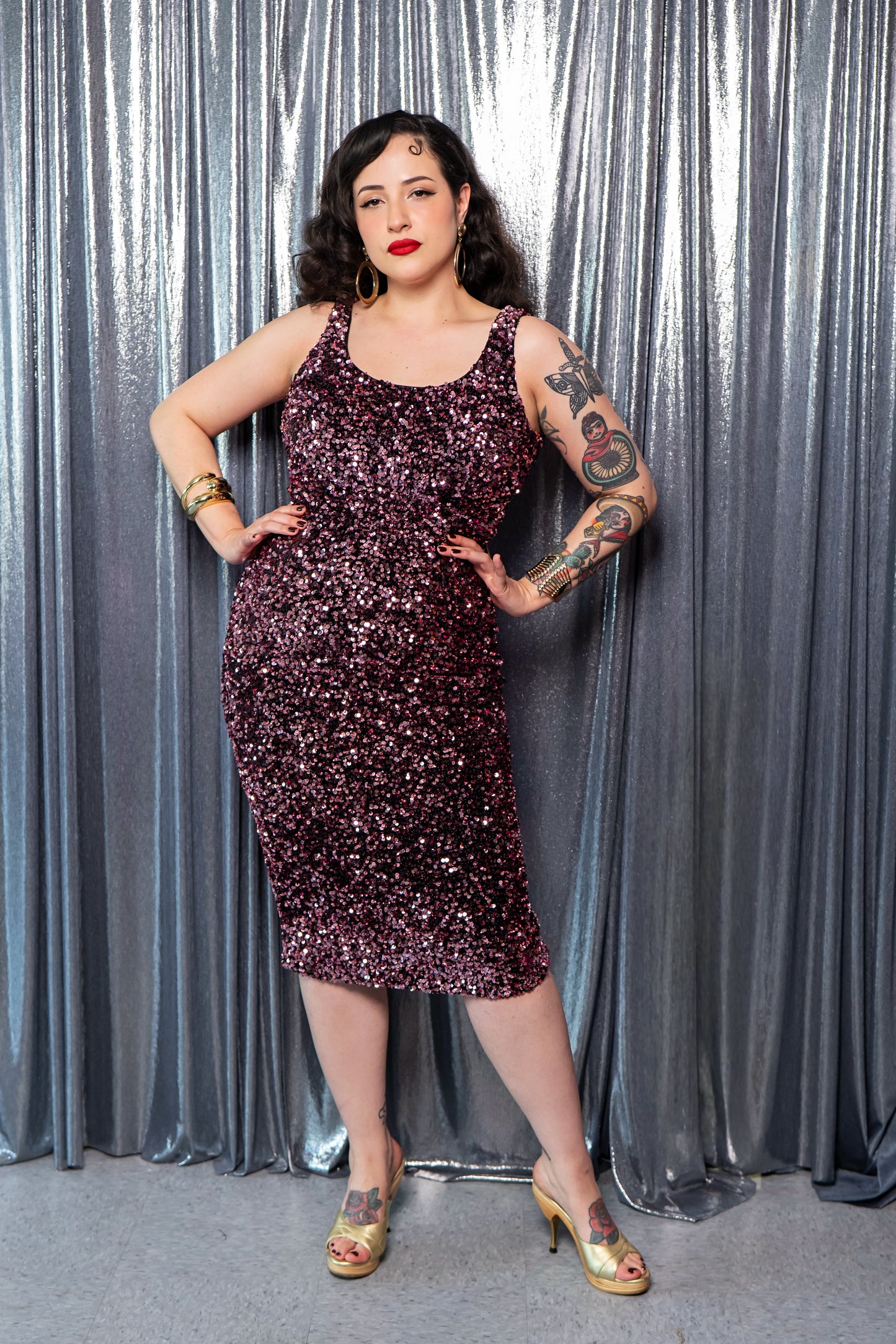 Splendid Sequin Dress in PINK