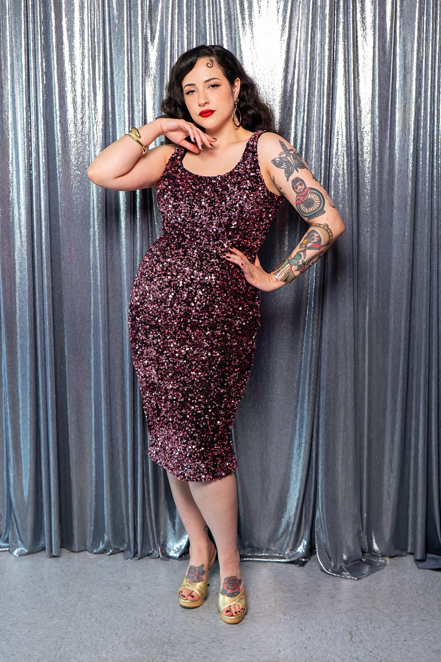 Splendid Sequin Dress in PINK