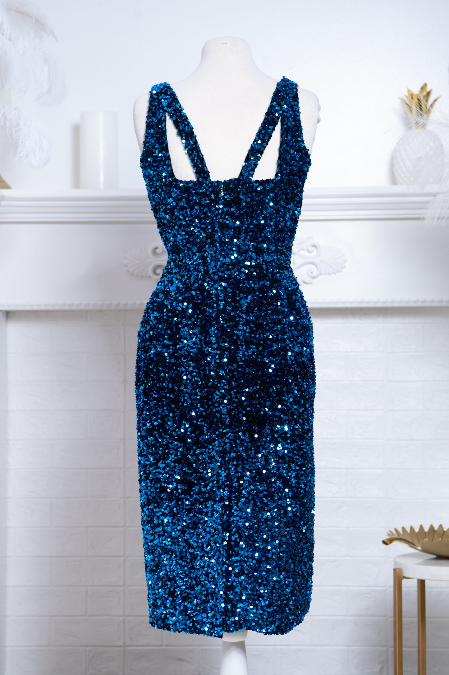 Splendid Sequin Dress in Blue