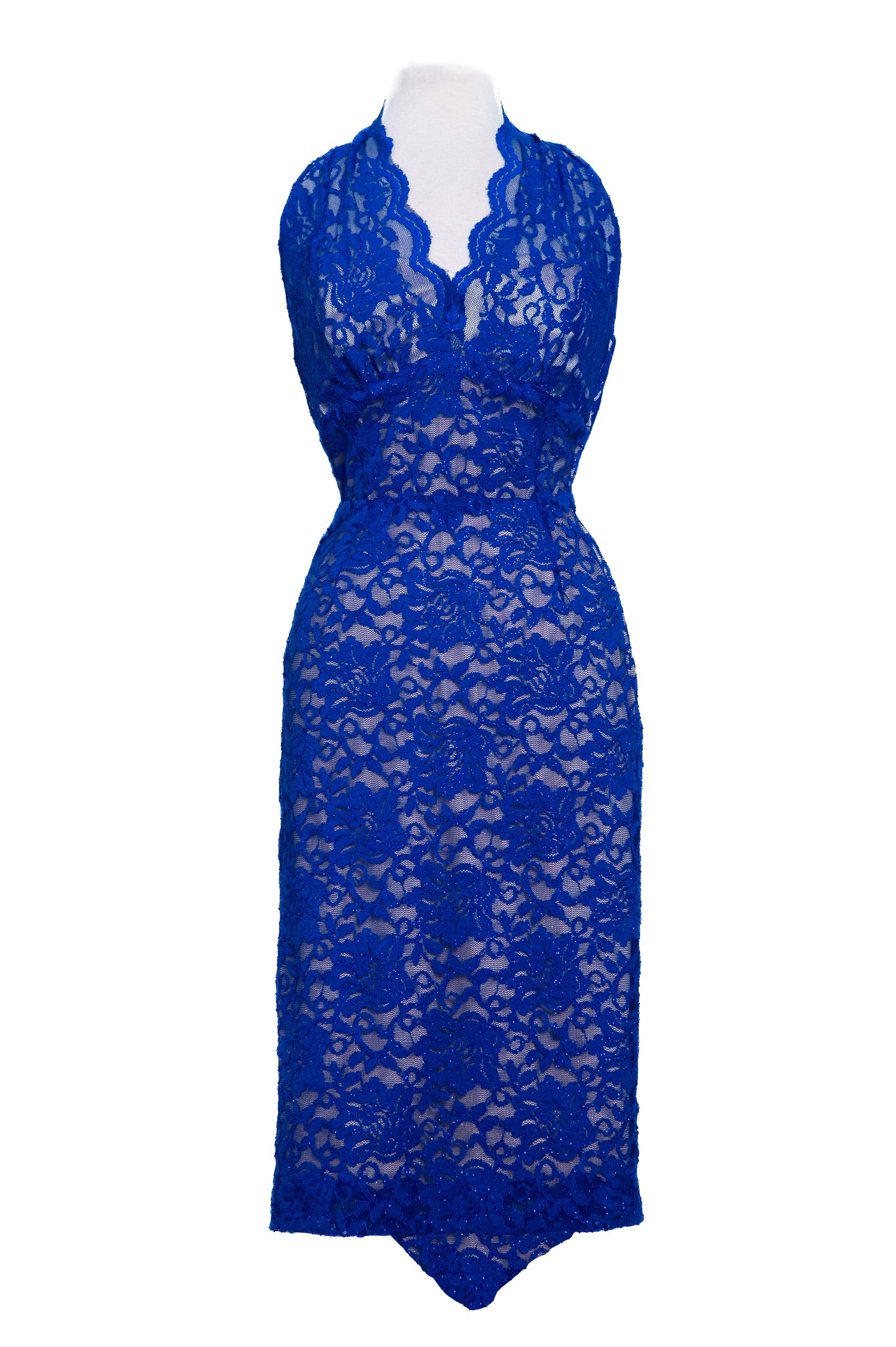 FINAL CLEARANCE The Flirty Fishtail Dress in Blue